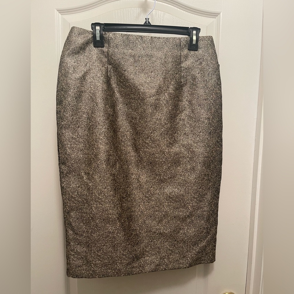 Worthington metallic pencils skirt